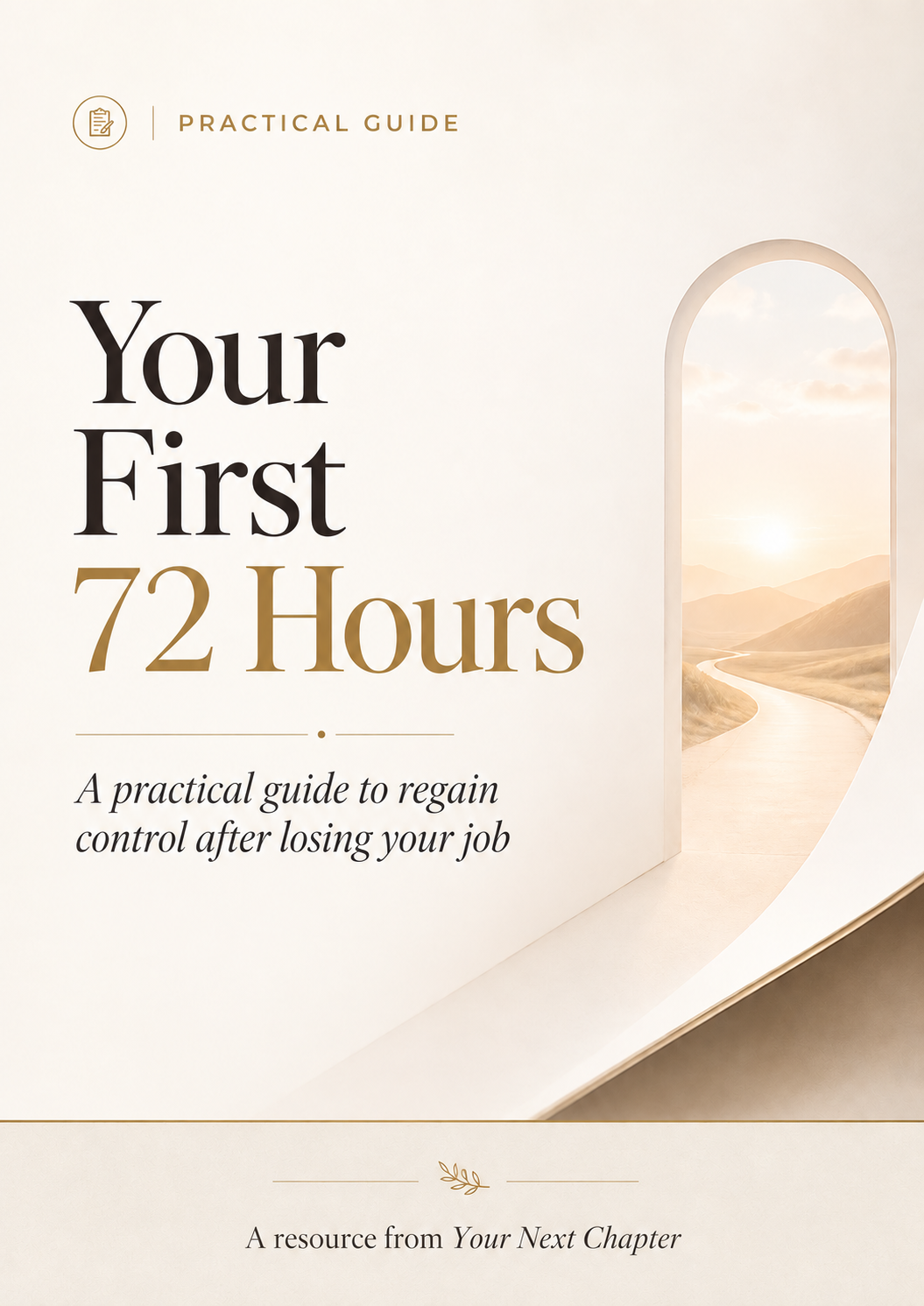 Cover of the free guide Your First 72 Hours by Tana Garsi