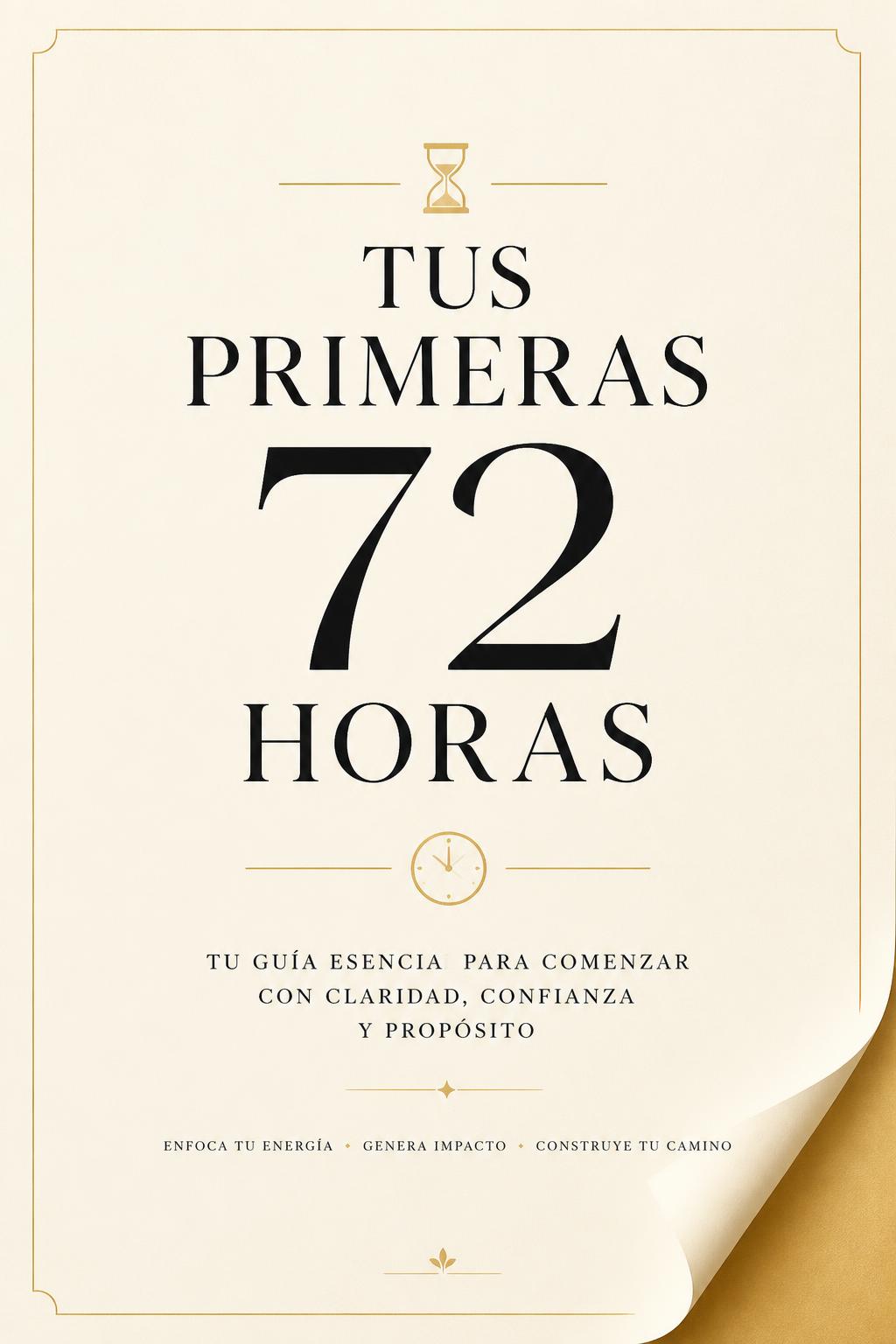 Portada de la guía Tus primeras 72 horas